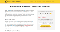 Desktop Screenshot of gewinnspiel-gewinner.de